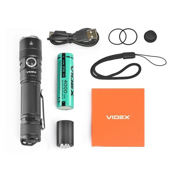 Портативний світлодіодний ліхтарик VIDEX VLF-A231Z 1500Lm 5000K A231Z фото
