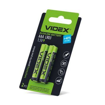Батарейка лужна Videx LR03/AAA 2шт LR03 фото