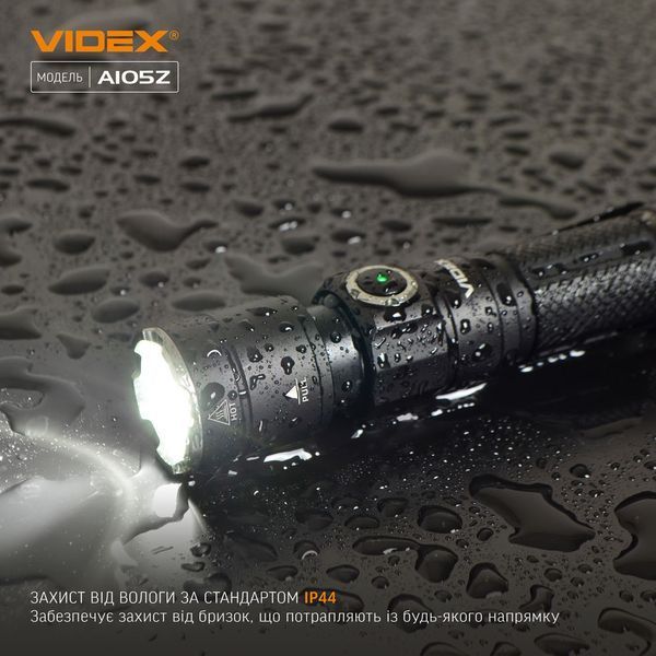 Портативный светодиодный фонарик VIDEX VLF-A105Z 1200Lm 5000K A105Z фото