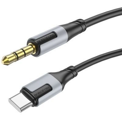 Кабель AUX Borofone BL19 3.5mm(male) - Type-C(male) 1m (Белый) BL19 фото