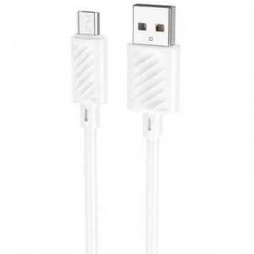 Кабель Micro USB 2.4A/1m (Білий) 071681 фото