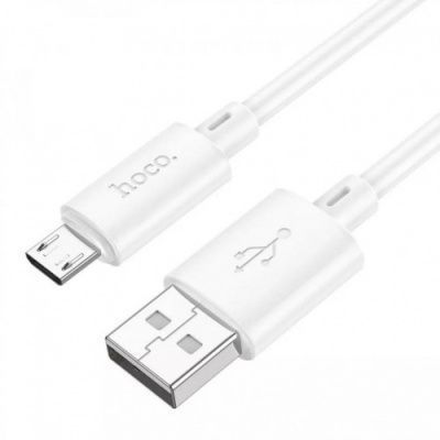 Кабель Micro USB 2.4A/1m (белый) 071681 фото Кабель Micro USB 2.4A/1m (белый) 071681 фото
