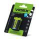 Батарейка щелочная Videx 6LR61/9V (Крона) 1шт BLISTER 6LR61 фото 1