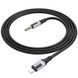 Кабель AUX Borofone BL19 3.5mm(male) - Lightning(male) 1m (Черный) BL19345 фото 4