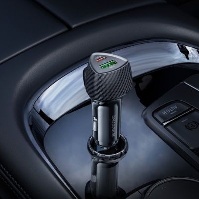 Автомобільний Зарядний Пристрій Borofone BZ31C 1Type-C/30W/PD + 1USB/18W/QC3.0 (Чорний) BZ31C  фото