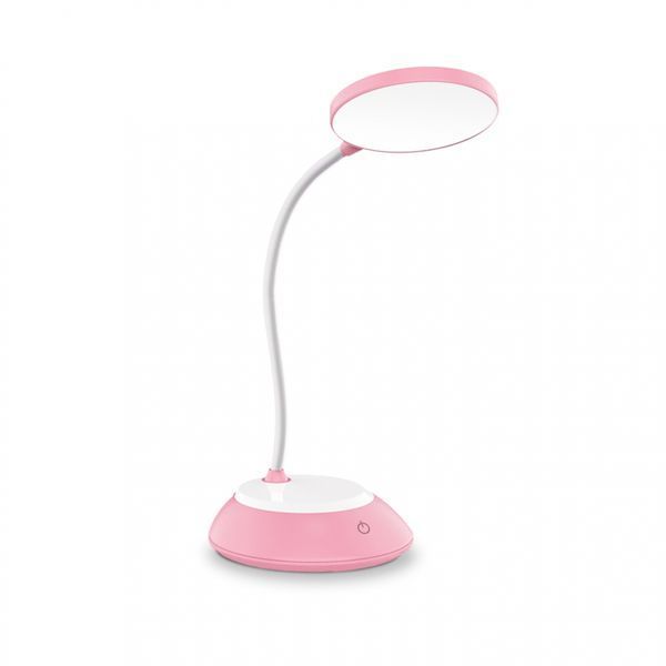 LED настольная лампа с аккумулятором TITANUM TLTF-022P 7W 3000-6500K USB розовая 022P фото