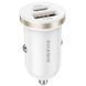 Автомобільний Зарядний Пристрій Borofone BZ22 1USB/18W/QC3.0 + 1Type-C/30W/PD (Бiлий) BZ22 фото 3