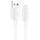 Кабель Hoco X107 USB - MicroUSB 2.4A/1m (Белый) 086447 фото 1