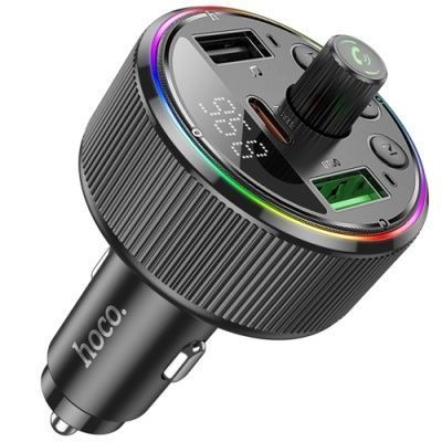 FM Модулятор Hoco E82 (PD30W+QC3.0) (Чорний) E82 фото