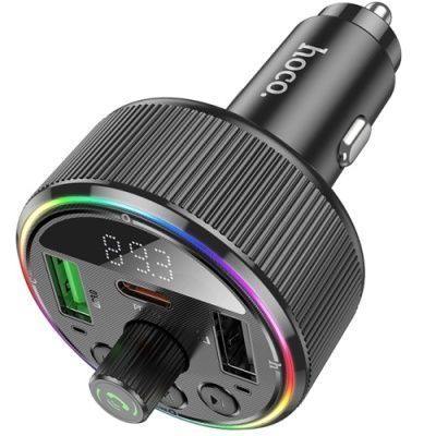 FM Модулятор Hoco E82 (PD30W+QC3.0) (Чорний) E82 фото