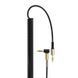 Кабель AUX SkyDolphin SR08 Spring Wire 3.5mm/1m (Черный) SR08 фото 3