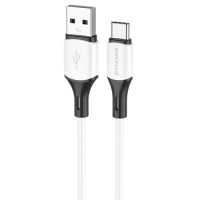Кабель Borofone BX79 Silicone USB-Type-C 3.0A/1m (Черный) 089443 фото