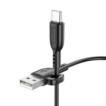 Кабель Borofone BX91 USB - Type-C 3.0A/1m (Чорний) 087751 фото