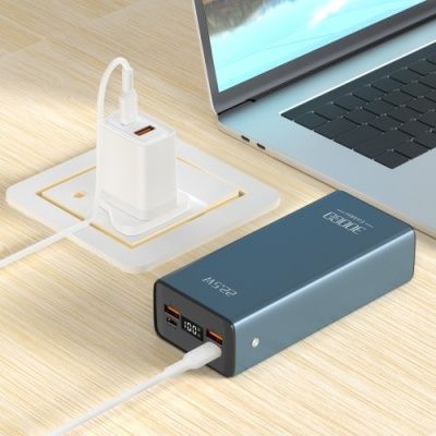 Power Bank Earldom ET-PD36 30000 mAh Metal Alloy PD20W+QC3.0 22.5W PD36 фото
