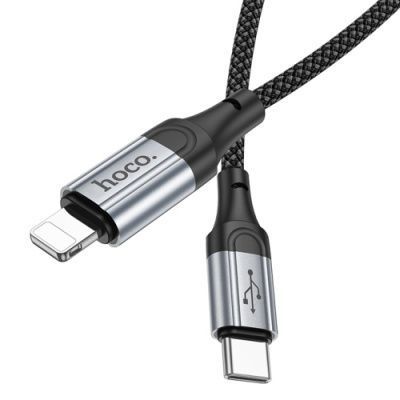 Кабель Hoco X102 Type-C - Lightning 27W/1m (Чорний) X10245 фото