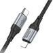 Кабель Hoco X102 Type-C - Lightning 27W/1m (Чорний) X10245 фото 2