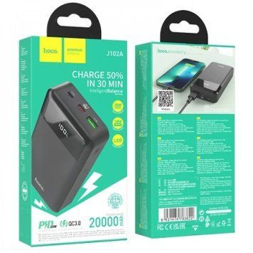 Power Bank Hoco J102A Cool PD20W + QC3.0 20000 mAh  J102A фото