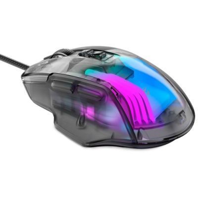Игровая мышка проводная HAVIT HV-MS1011SE USB Transparent White MS10 фото