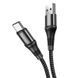 Кабель Hoco X50 Excellent USB-Type-C 3.0A/1m (Черный) 030506 фото 1