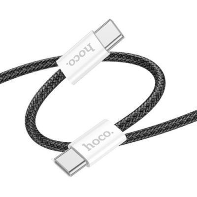 Кабель Hoco X104 Source (PD) Type-C - Type-C 60W/1m (Чорний) X104 фото