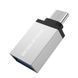 Переходник Borofone BV3 OTG USB 3.0 - Type-C (Стальной) 028280 фото 2