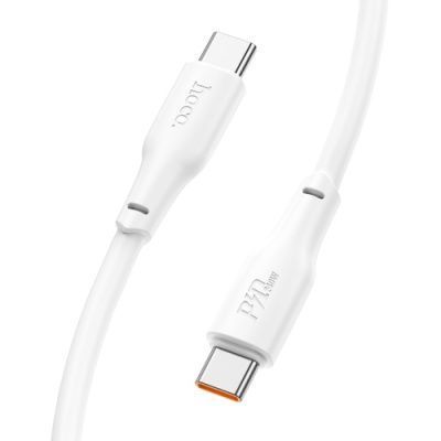 Кабель Hoco X93 Force 60W Type-C - Type-C 2m (Бiлий) X93  фото
