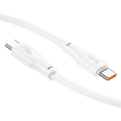 Кабель Hoco X93 Force 60W Type-C - Type-C 2m (Бiлий) X93  фото