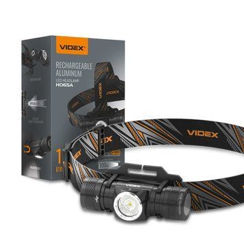 Фонарик налобный светодиодный VIDEX VLF-H065A 1200Lm 5000K H065A фото