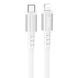 Кабель Hoco X85 Strength (PD) Type-C - Lightning 20W 3A/1m (Білий) X85 фото 1
