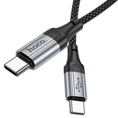 Кабель Hoco X102 Type-C - Type-C 60W/1.0m (Чорний) X102 фото