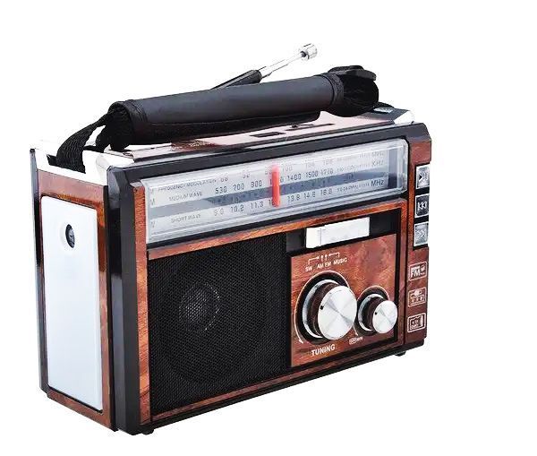 Портативный радиоприемник Golon RX-382 аккумуляторный MP3 USB/SD/TF LED фонарик RX-382 фото
