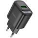 Мережевий Зарядний Пристрій Hoco C140A 1USB/18W/QC3.0 (Чорний) C140A фото 1