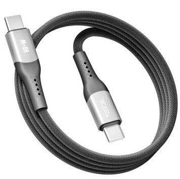 Кабель Ridea RC-US42 UltraStrong Type-C to Type-C 60W 1.2m (Чорний) US42 фото