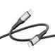 Кабель Ridea RC-US42 UltraStrong Type-C to Type-C 60W 1.2m (Чорний) US42 фото 3