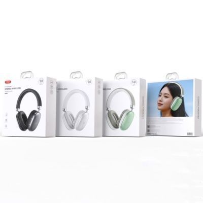 Bluetooth навушники накладні XO BE45 (Сталевий) 088232 фото