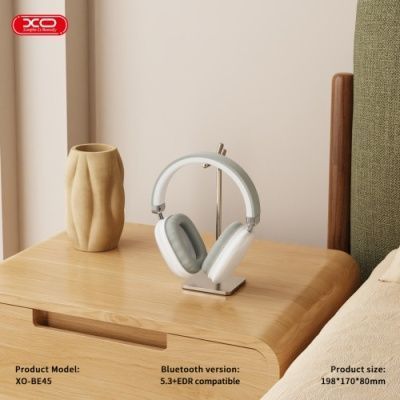 Bluetooth навушники накладні XO BE45 (Сталевий) 088232 фото