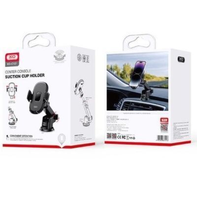Автотримач XO C121 Suction cup bracket (Чорний) C121 фото
