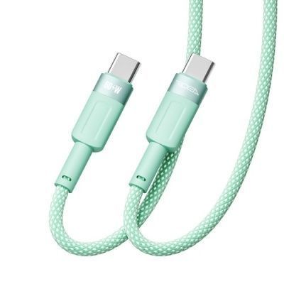 Кабель Ridea RC-CP43 ColorPro Type-C to Type-C 60W 1.2m (Зелений) CP43 фото