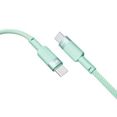 Кабель Ridea RC-CP43 ColorPro Type-C to Type-C 60W 1.2m (Зелений) CP43 фото