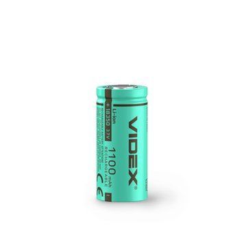Акумулятор VIDEX Li-ion 18350 (без захисту) 1100mAh bulk/1шт 18350 фото