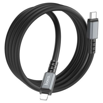 Кабель Hoco X85 Strength (PD) Type-C - Lightning 20W 3A/1m (Чорний) X8567 фото