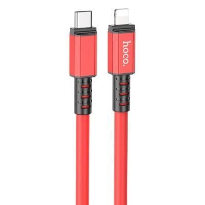 Кабель Hoco X85 Strength (PD) Type-C - Lightning 20W 3A/1m (Чорний) X8567 фото
