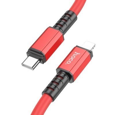 Кабель Hoco X85 Strength (PD) Type-C - Lightning 20W 3A/1m (Чорний) X8567 фото