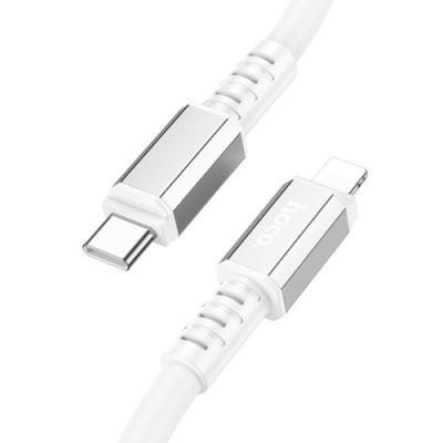 Кабель Hoco X85 Strength (PD) Type-C - Lightning 20W 3A/1m (Чорний) X8567 фото