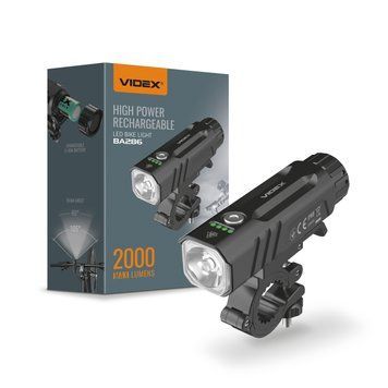 Велофара VIDEX VLF-BA286 2000Lm 5000K BA286 фото