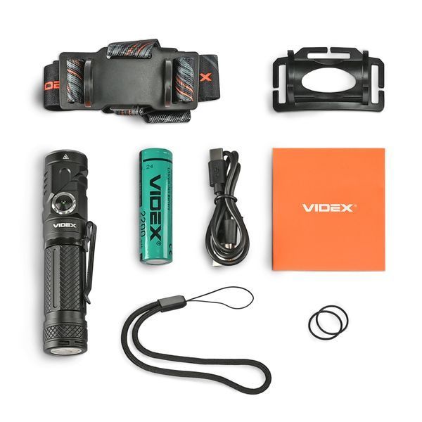 Портативный светодиодный фонарик VIDEX VLF-A232R 1000Lm 5000K A232R фото